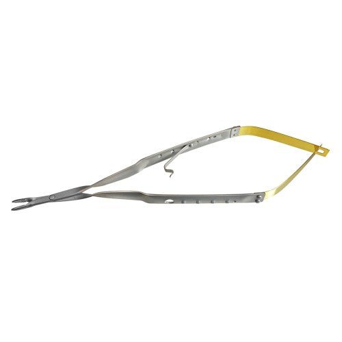 7" Universal Castroviejo Needle Holder Round Handle Straight Tips - GoldenDent - GoldenDent